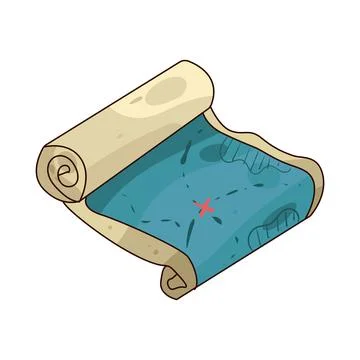 Game Map illustration Illustrazione stock