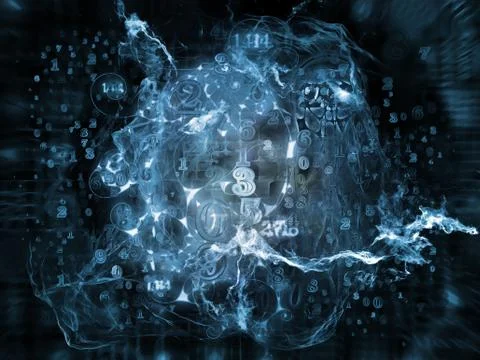 Game of Math Visualization Stockillustratie