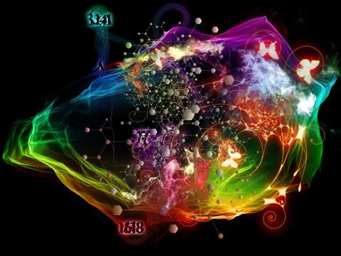 Game of Math Visualization Stock Illustration