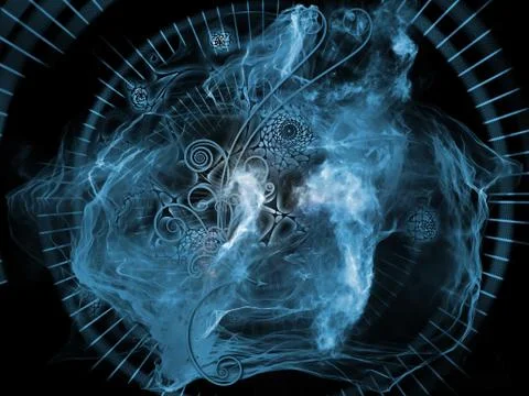 Game of Math Visualization 스톡 일러스트