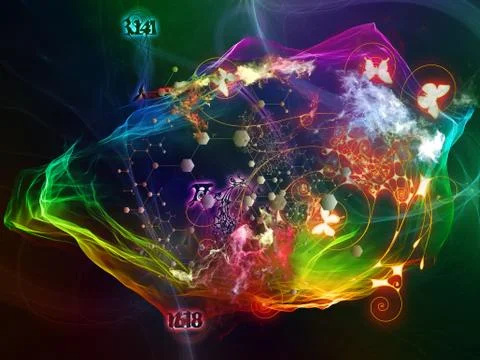 Game of Math Visualization Ilustración de archivo