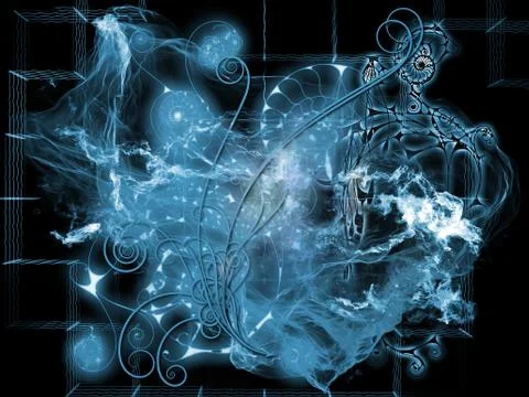 Game of Math Visualization 스톡 일러스트