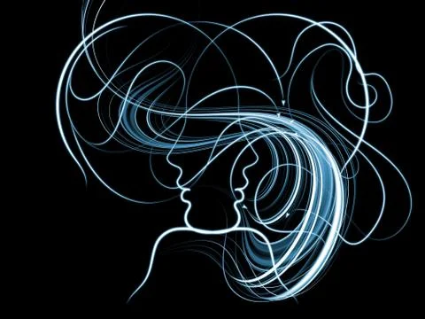 Game of the Mind Stock Illustration