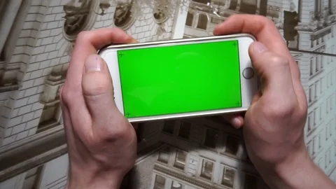 Game mode on a greenscreen 스톡 동영상 98210449