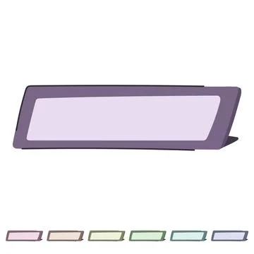 Game nameplate vector cartoon graphic Stock Illustration