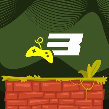 Game Number 3 Logo Stock Illustration