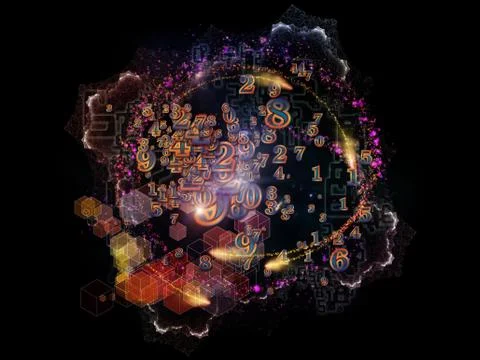 Game of Numbers 스톡 일러스트