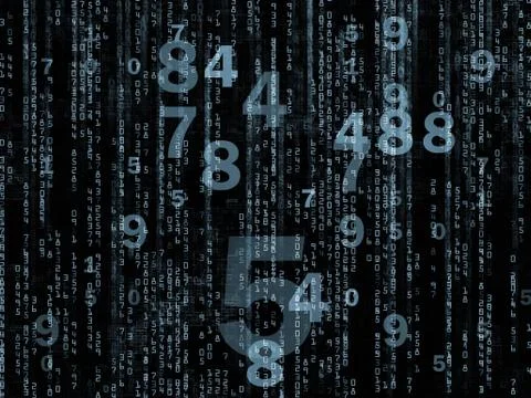 Game of Numbers 库存插图