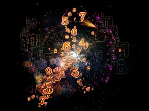Game of Numbers 스톡 일러스트