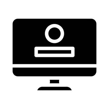 Game operating system glyph icon vector illustration イラスト素材
