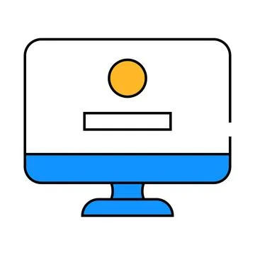 Game operating system icon color illustration Stock Illustration