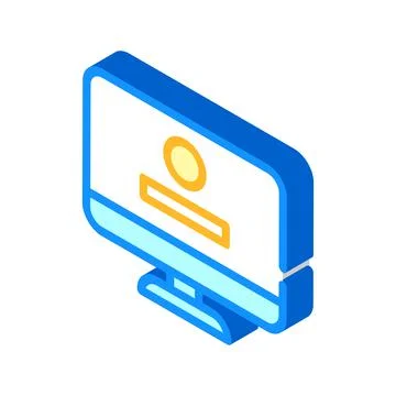 Game operating system isometric icon vector illustration Stock Illustration