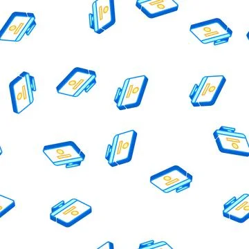 Game operating system isometric icon seamless pattern Stockillustratie