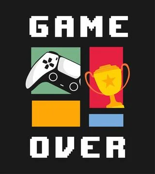 Game over for all gamers Ilustração Stock
