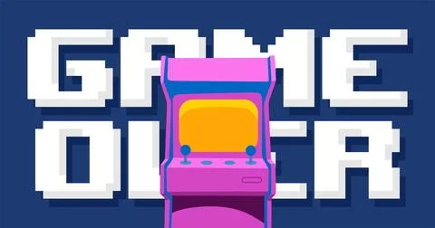 Game over for all gamers Ilustração Stock