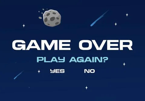 Game over for all gamers 스톡 일러스트