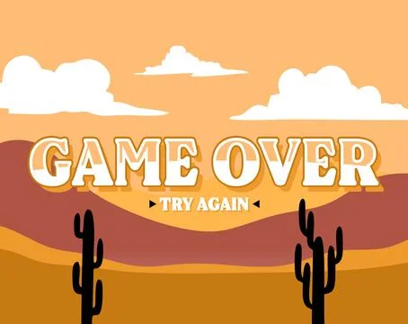Game over for all gamers 스톡 일러스트
