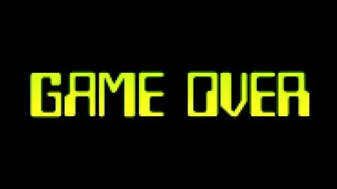 Game over arcade mosaic Stock-Illustration