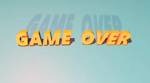Game over background Stock Illustration