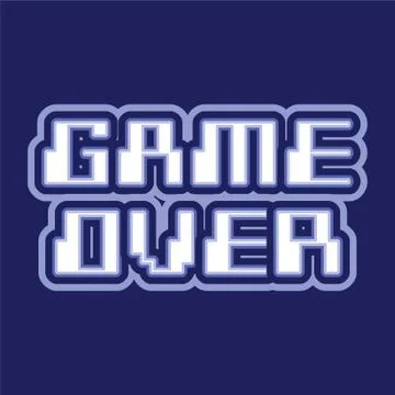 Game over concept Stock Illustration