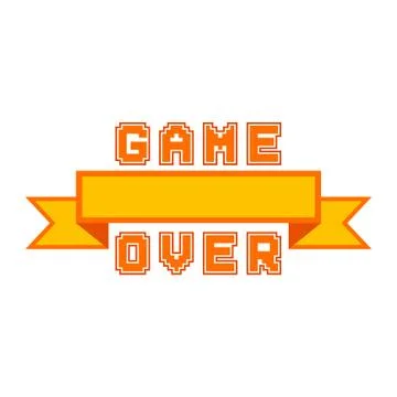 Game over concept image Ilustração Stock