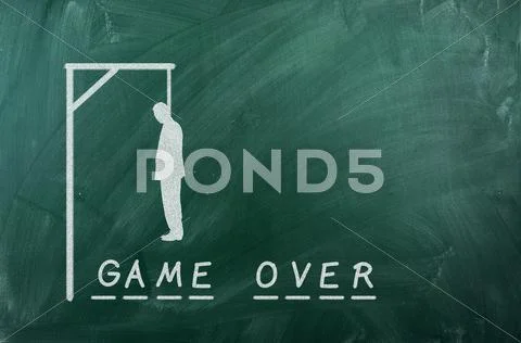 Game over Stock Illustration
