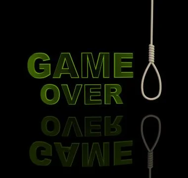 Game over Illustrazione stock