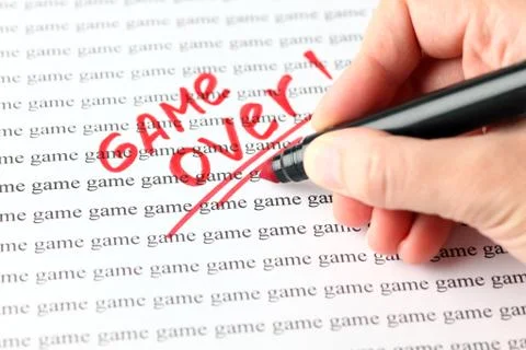 Game over Stock Photos