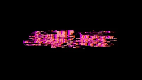 Game over text with glitch effect on dark background loop, retro pixelated style Stock Footage 334104543