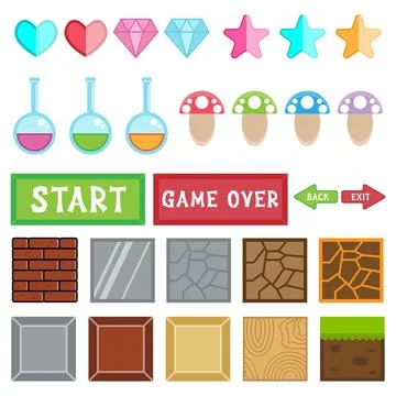 Game Pack Stock Illustration