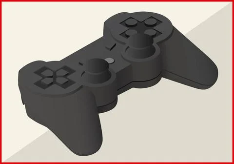 Game pad isometric flat vector 3d joystick isolated on white background. g... Stock Photos