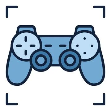 Game Pad vector Video Games Controller colored icon or symbol Illustrazione stock