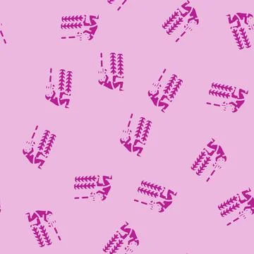 Game paintball glyph vector seamless pattern Stock Illustration