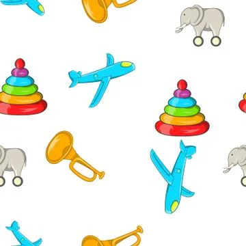 Game pattern, cartoon style Stock Illustration