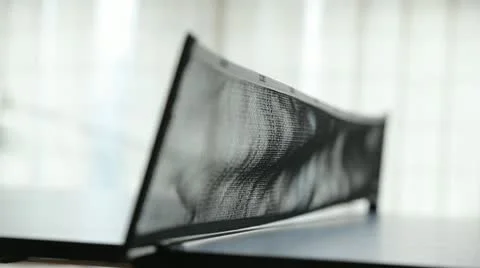 A game of ping-pong. Stock Footage 22240226