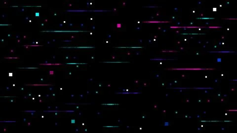 Game pixel glitch effect background display screen Stock Illustration