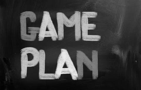 Game plan concept Stock Illustration