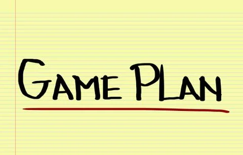 Game Plan Concept Stock-Illustration