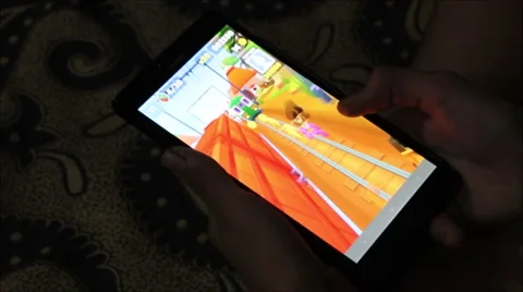 Game Playing On Mobile Phone Stock Footage 55827103