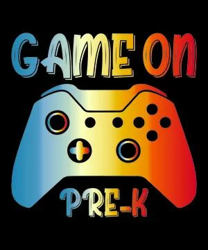 Game On Pre-K Illustrazione stock