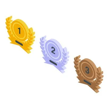 Game prizes icon isometric vector. Videogame arcade Stock Illustration