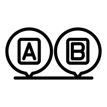 Game question icon outline vector. Ask test Illustrazione stock