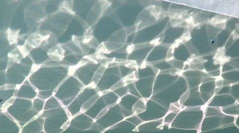 Game of the reflected light of pure water on board a cruise ship Stock Footage 29898039