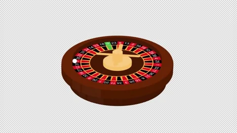 Game roulette. Animation of the roulette game in the casino. Cartoon Stock Footage 153324622
