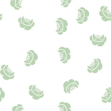 Game safe cloud glyph vector seamless pattern 스톡 일러스트