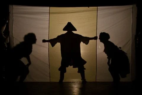 Game of shadows Stock Photos