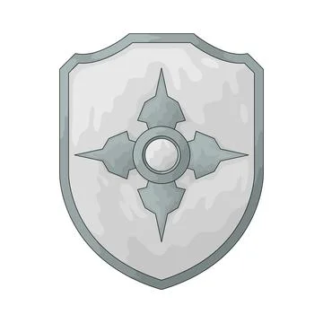 Game shield illustration Stock Illustration