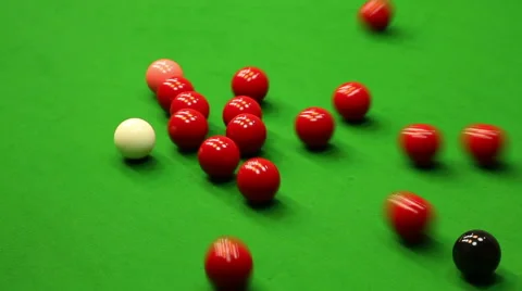 Game of snooker Stock Footage 51854089