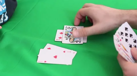 Game with the son in cards. Video stock 60682404