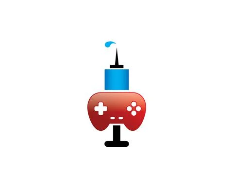 Game steroids logo Stock Illustration
